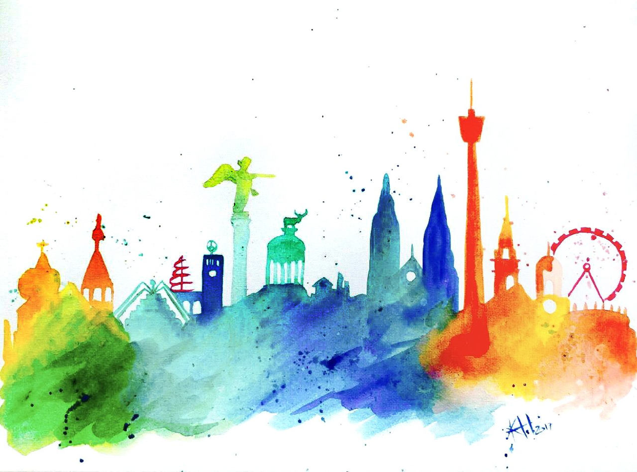 Skyline Stuttgart Artnight