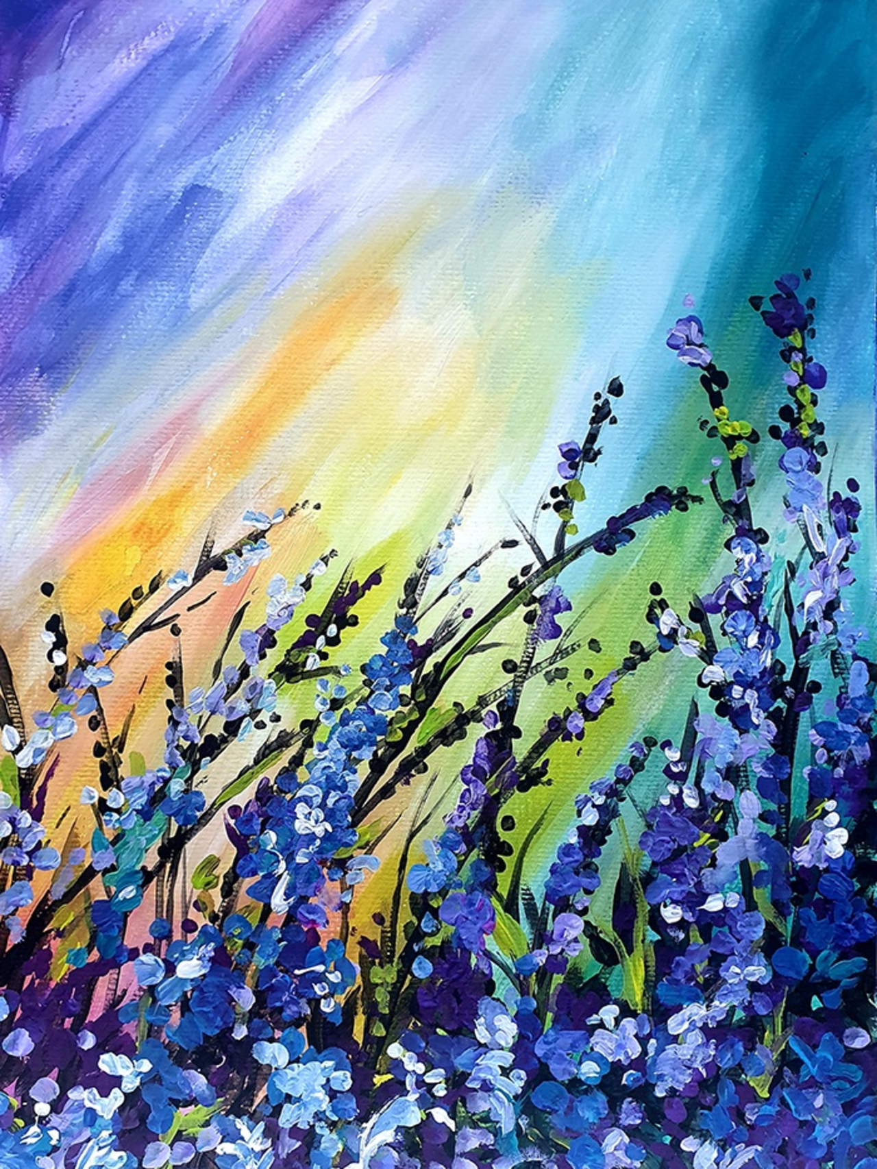Colorful Lavender Artnight